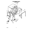 Whirlpool GDP8500XXN1 tub assembly diagram