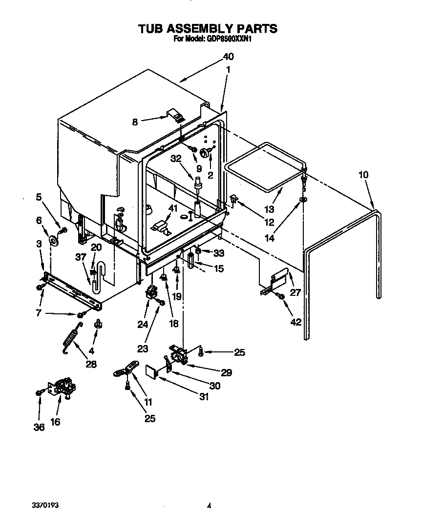 Tub assembly