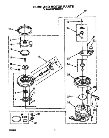 Pump and motor