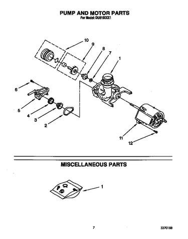 Pump and motor