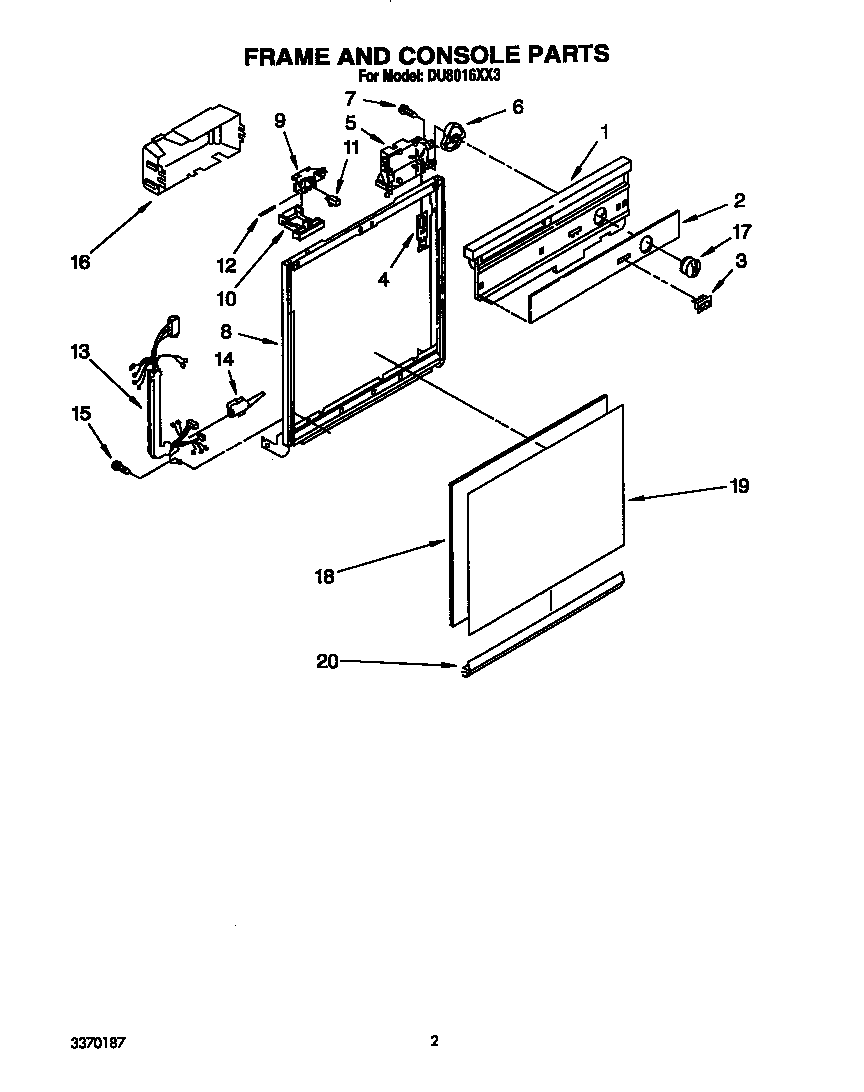 FRAME AND CONSOLE