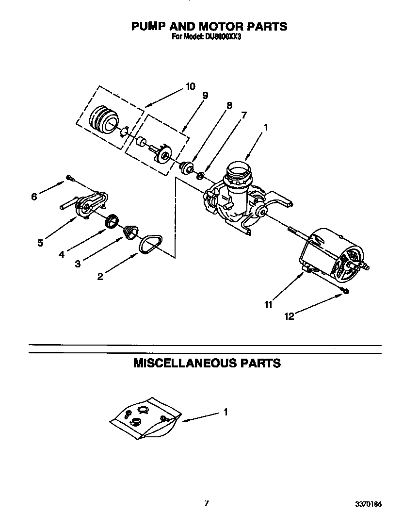 Pump and motor