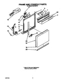 Frame and console