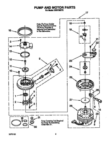 Pump and motor