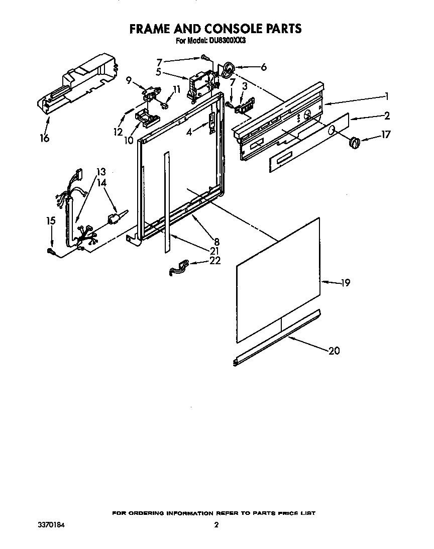 FRAME AND CONSOLE