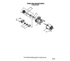Roper WU1000X1 pump and motor diagram