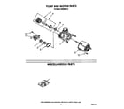 Whirlpool DU8300XX2 pump and motor diagram