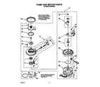 Whirlpool DU8550XX0 pump and motor diagram
