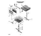 Whirlpool DU8550XX0 dishrack diagram