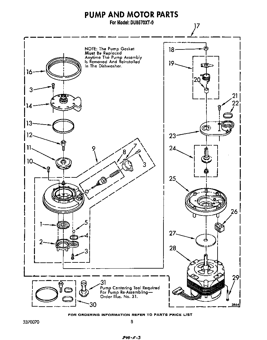 Pump and motor