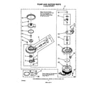 Whirlpool DU9700XR7 pump and motor diagram