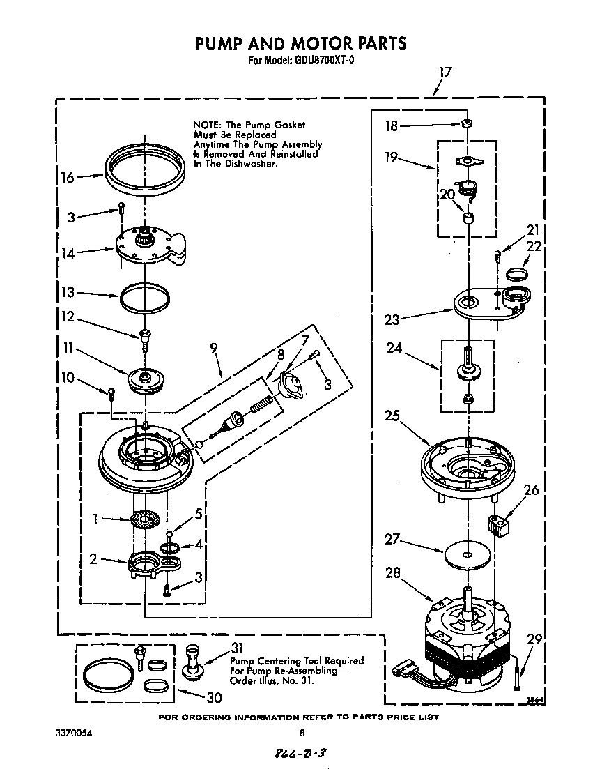 PUMP AND MOTOR