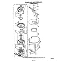 Roper WU3006V0 pump and motor diagram