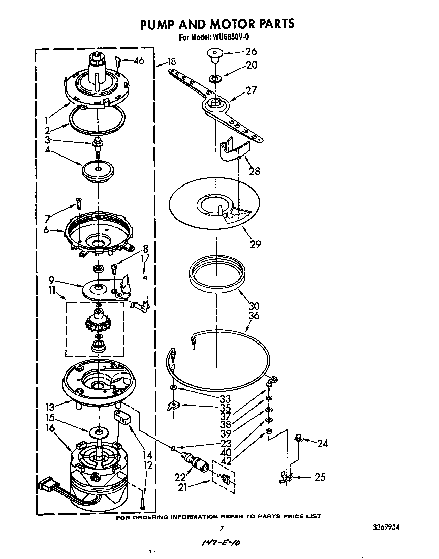 Pump and motor
