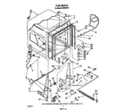 Roper WU5650V0 tub diagram