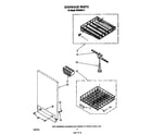 Roper WU5650V0 dishrack diagram