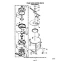 Roper WU5650V0 pump and motor diagram