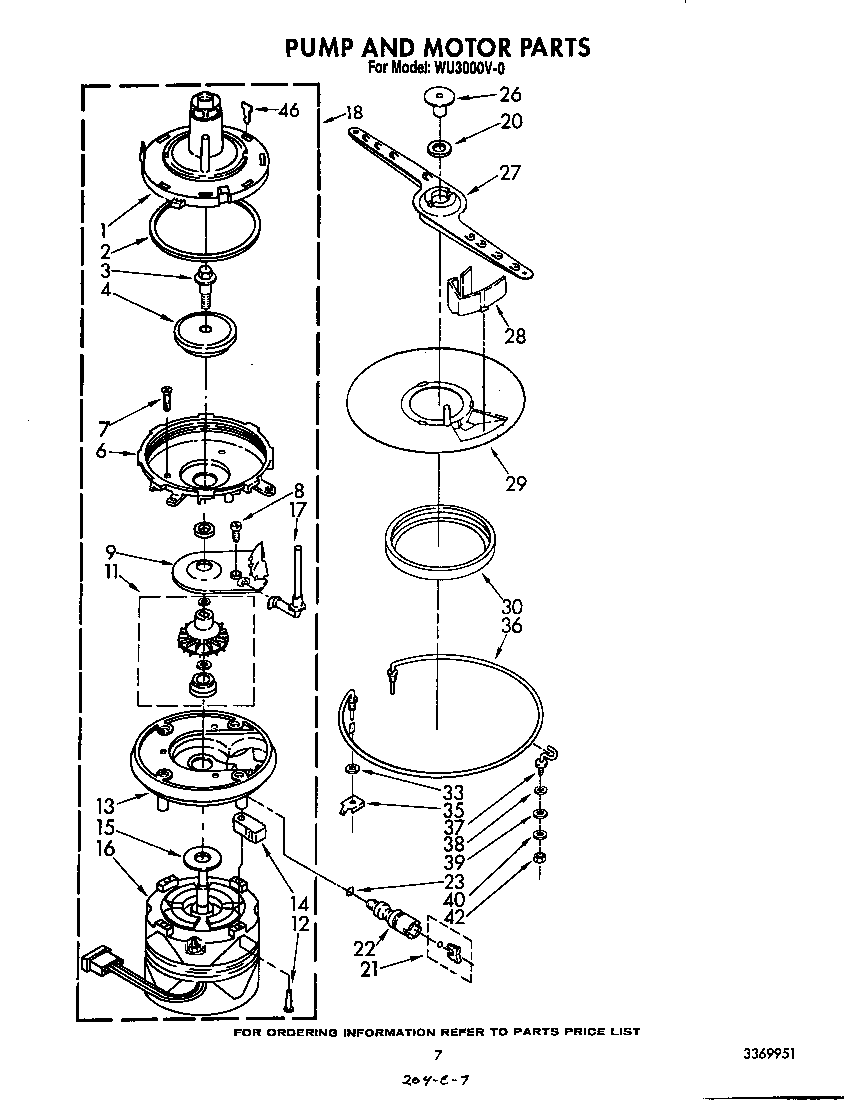 PUMP AND MOTOR