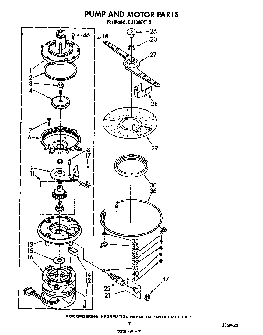 Pump and motor