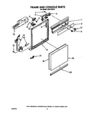 Frame and console