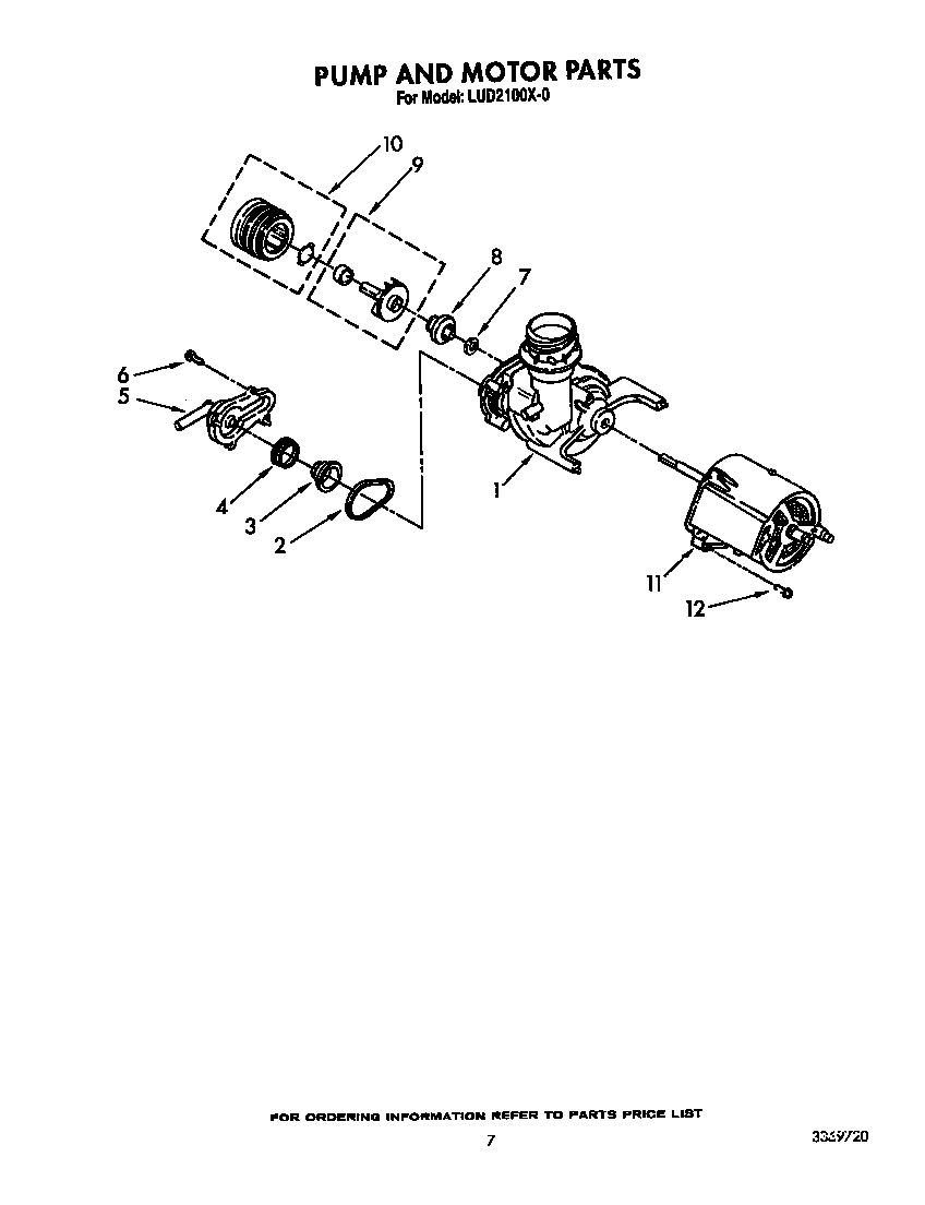 Pump and motor