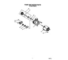 Roper WU3006X0 pump and motor diagram