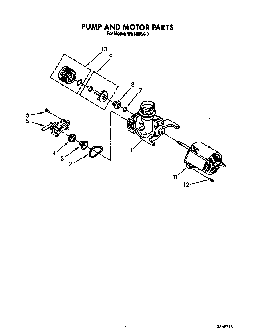 Pump and motor