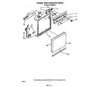 Whirlpool TUD3000W0 frame and console diagram