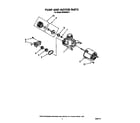 Roper WU5650X0 pump and motor diagram