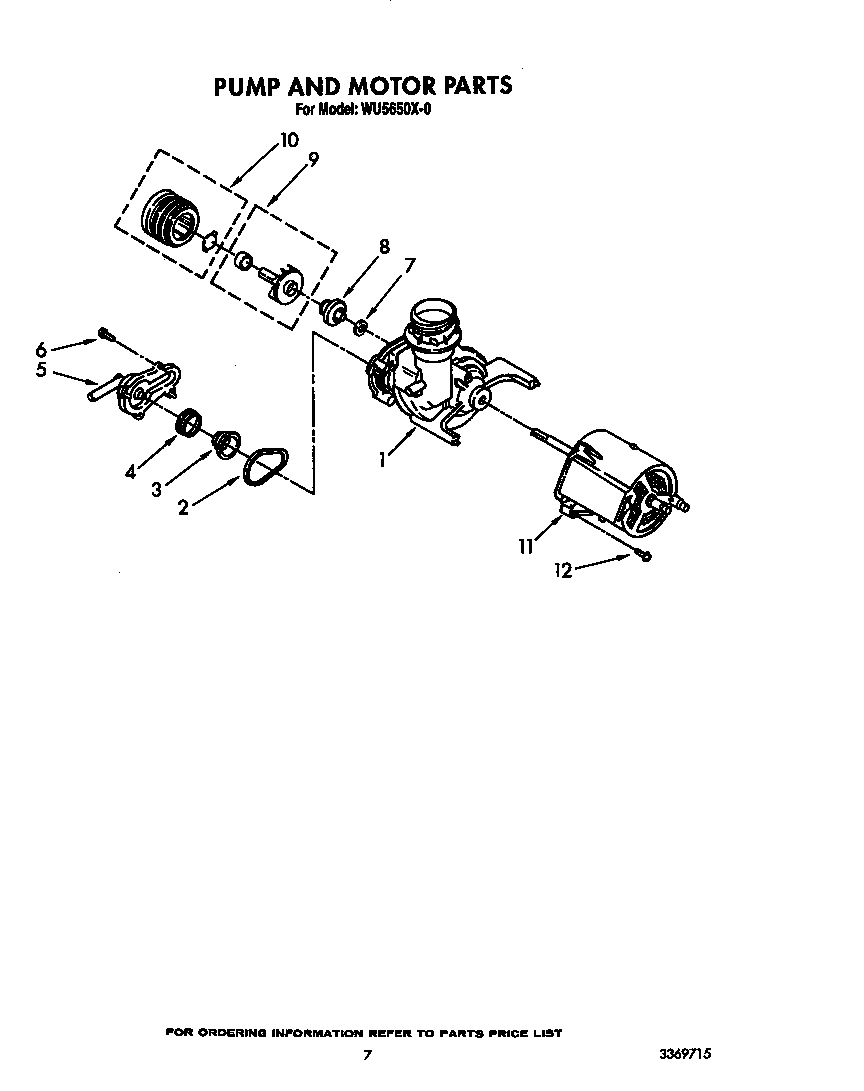 Pump and motor
