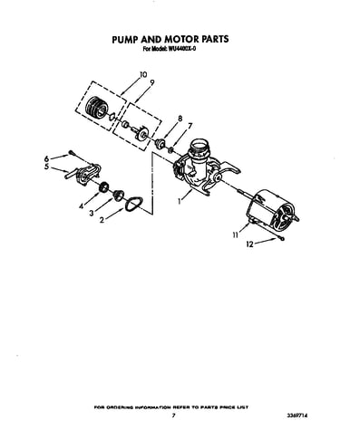 Pump and motor