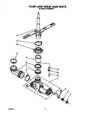 Pump and spray arm