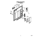 Roper WU3000X0 inner door diagram