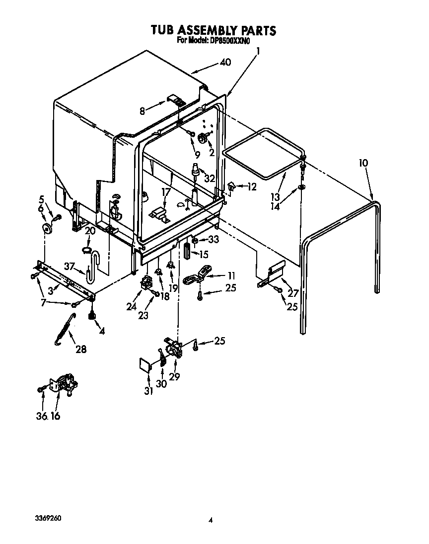 Tub assembly