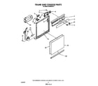 Whirlpool DU4095XX0 frame and console diagram