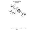 Whirlpool DU4095XX0 pump and motor diagram