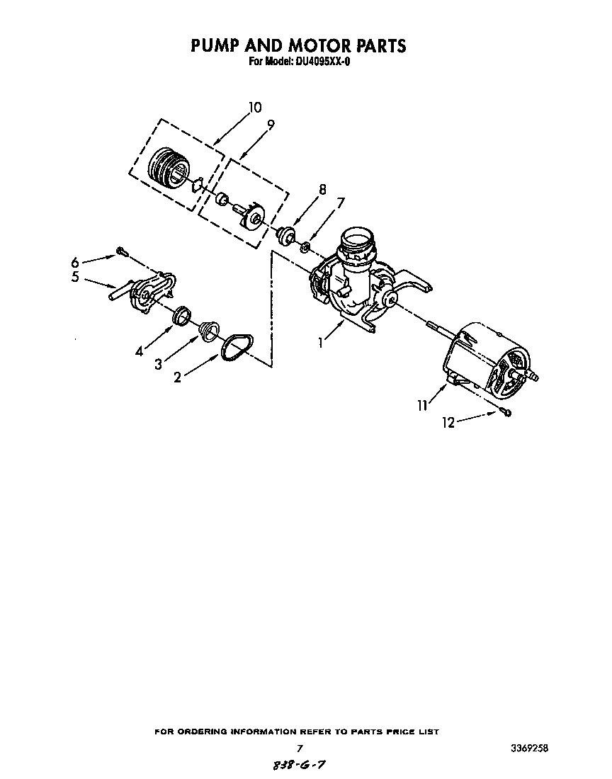 Pump and motor