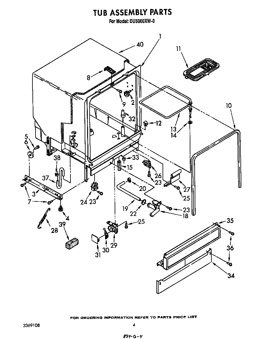 Tub assembly