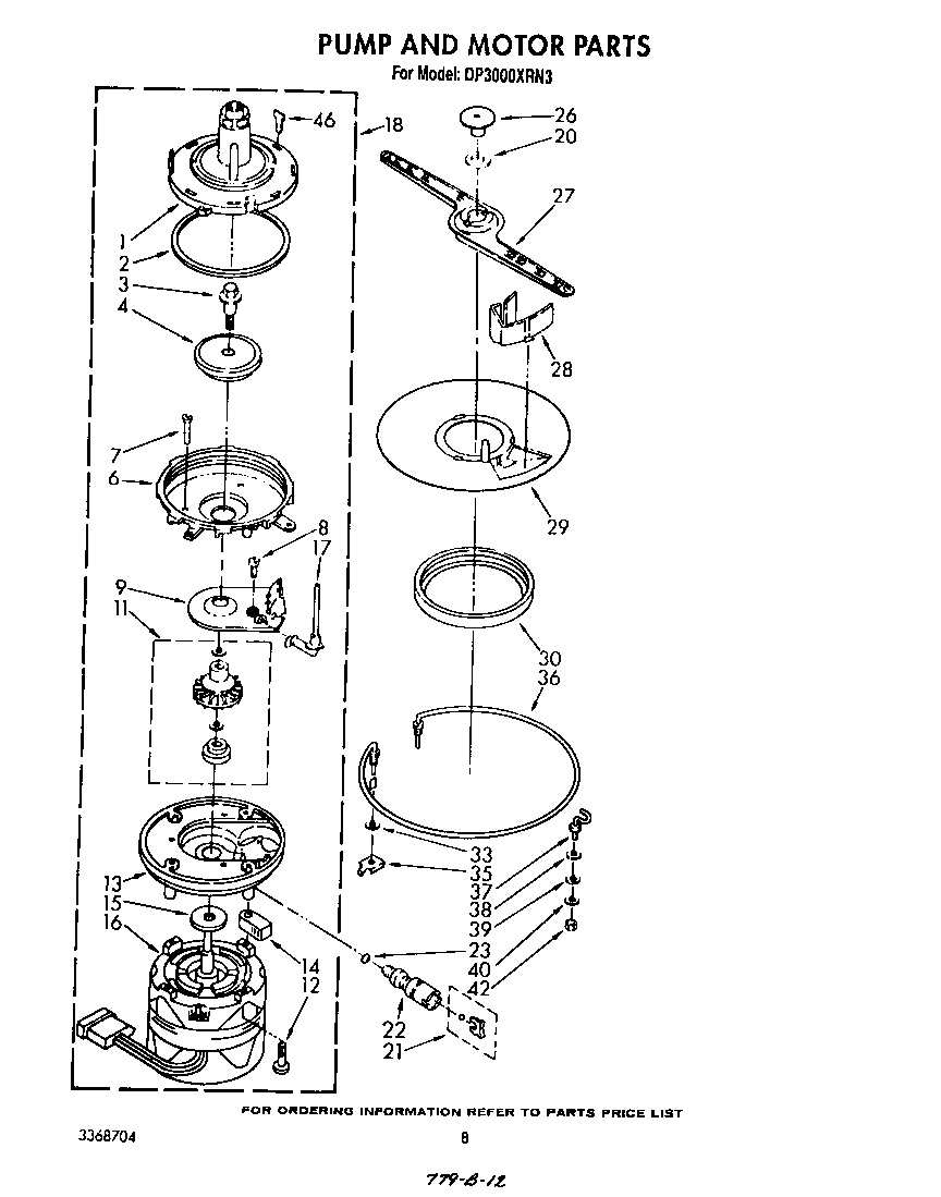 Pump and motor