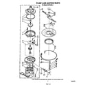 Whirlpool DU7216XS2 pump and motor diagram