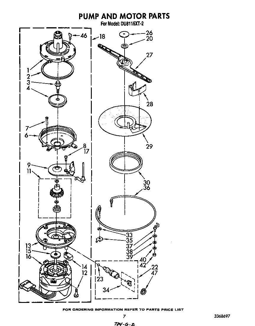 Pump and motor