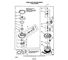 Whirlpool DU9000XR5 pump and motor diagram