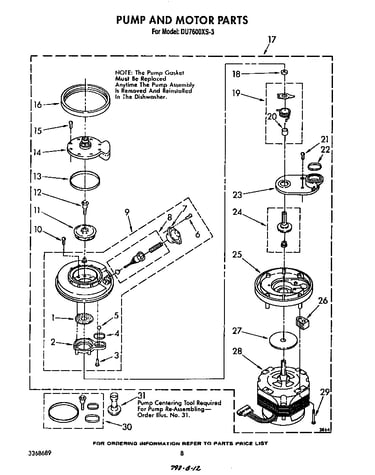 Pump and motor