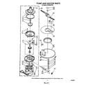 Whirlpool DP8500XTN2 pump and motor diagram