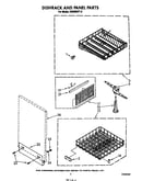 Dishrack and panel