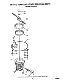 Heater, pump and lower sprayarm