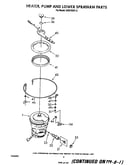 Heater, pump and lower spray arm