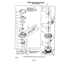 Whirlpool DU8700XT2 pump and motor diagram