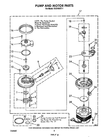 Pump and motor