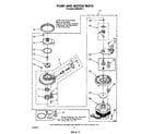 Whirlpool DU9500XS3 pump and motor diagram